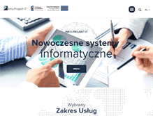 Tablet Screenshot of info-projekt-it.pl